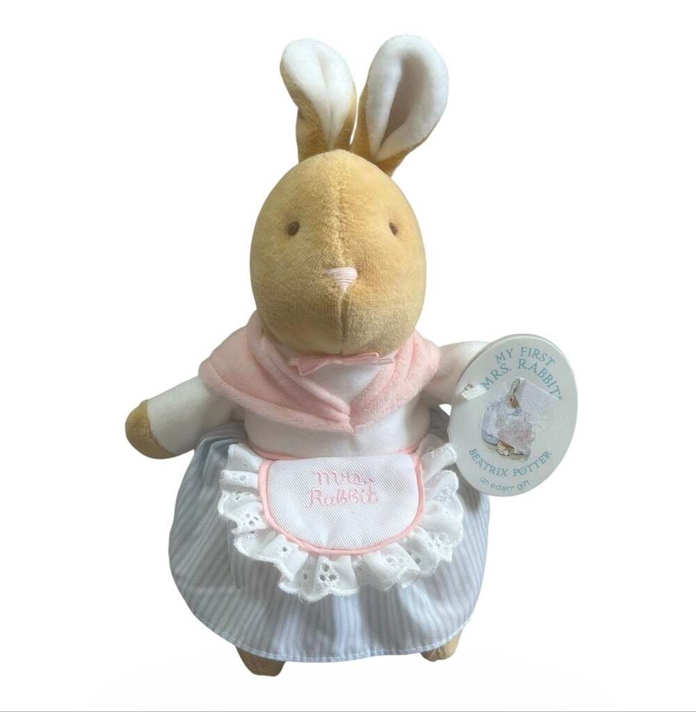 Eden Beatrix Potter My First Mrs. Rabbit Plush Toy-NWT